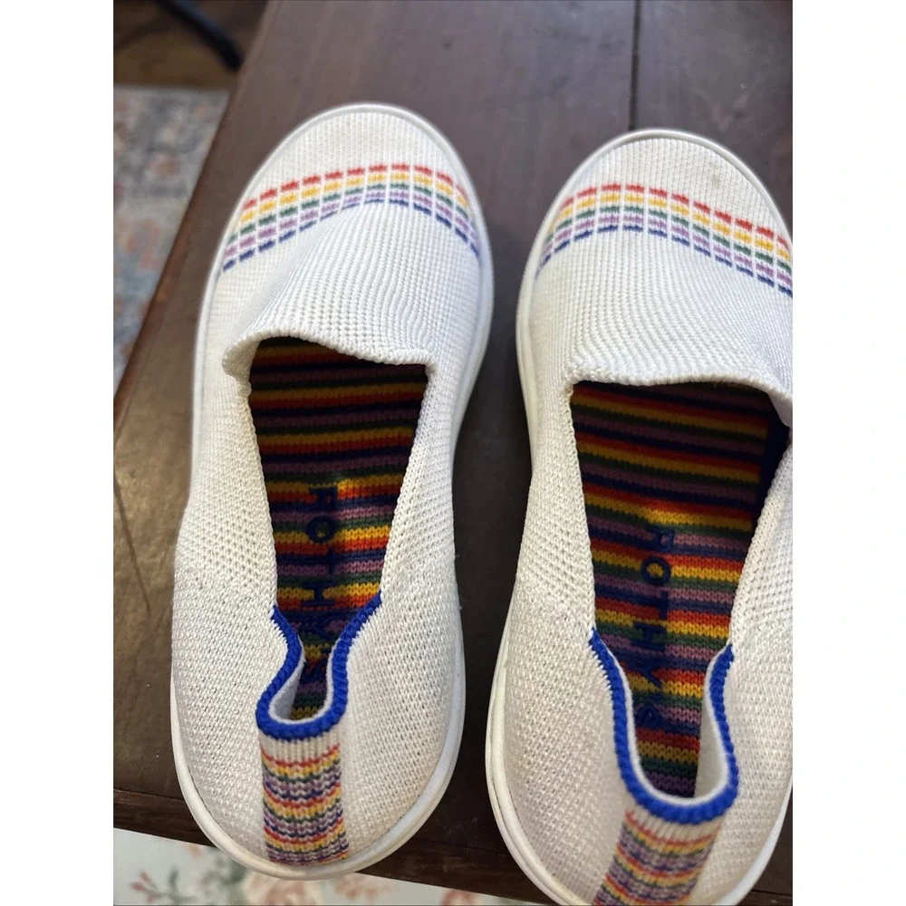 Rothy's Toddler Boy/girl‎ Slip On Shoes Sz 12. Rainbow.
